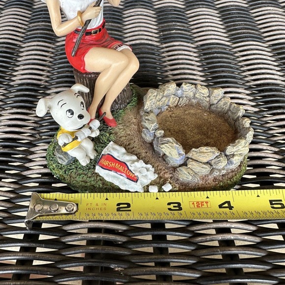 Vintage Betty‎ Boop Danbury Mint Lighted Figurine Collection Campers Delight - Picture 10 of 11